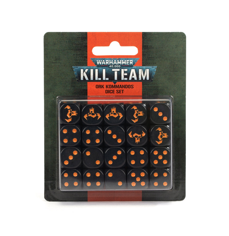 102-82 KILL TEAM: ORK KOMMANDOS DICE SET