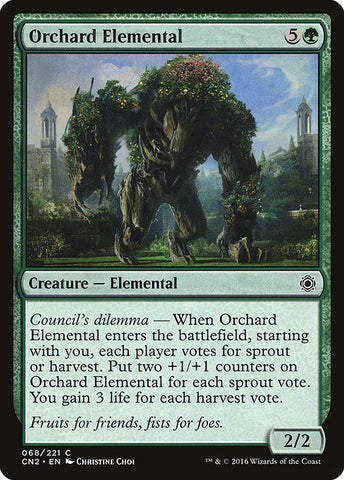 Orchard Elemental [Conspiracy: Take the Crown]