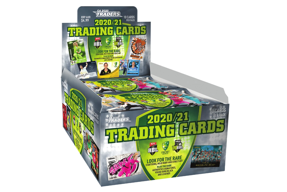 Cricket Australia Traders 2020/2021 Trading Cards Booster Box