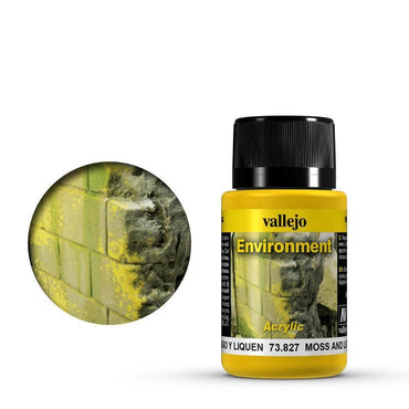 Vallejo 73827 Weathering Effects Moss and Lichen 40 ml