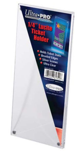 ULTRA PRO Lucite Ticket Stub 3-1/2" X 8-1/4" Holder