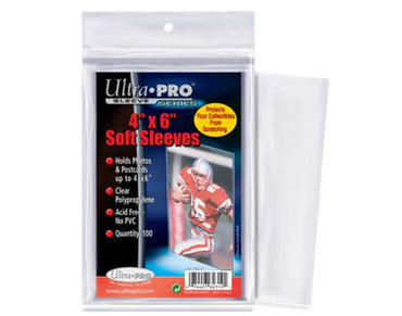 ULTRA PRO Card Sleeves - 4" x 6" Sleeves