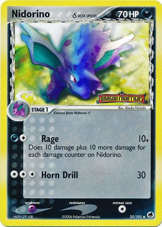 Nidorino (35/101) (Delta Species) (Stamped) [EX: Dragon Frontiers]