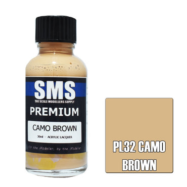 PL32 Premium Acrylic Lacquer CAMO BROWN 30ml