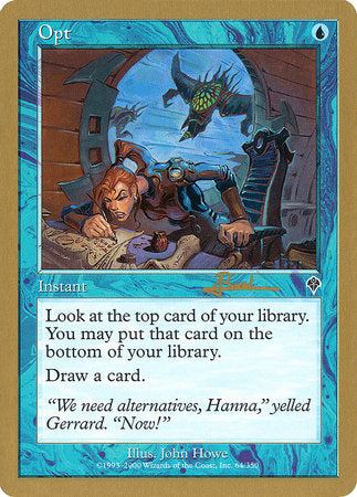 Opt - 2001 Antoine Ruel (INV) [World Championship Decks 2001]