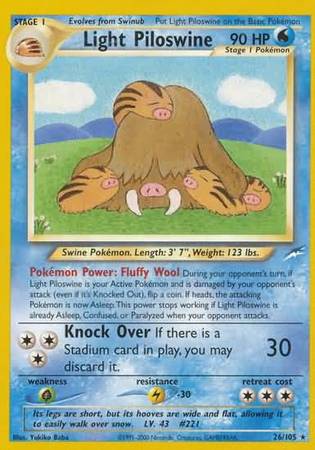 Light Piloswine (26/105) [Neo Destiny Unlimited]