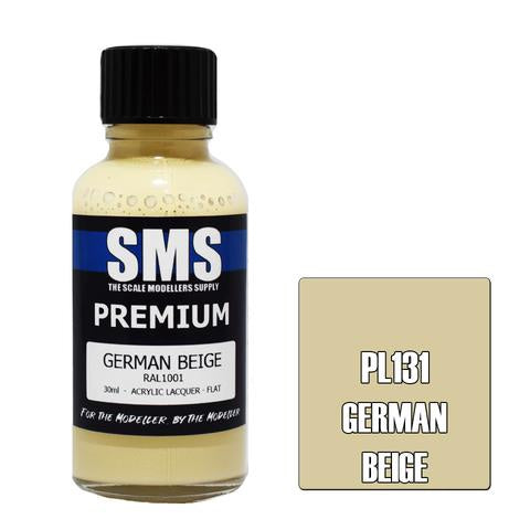 PL131 PREMIUM Acrylic Lacquer GERMAN BEIGE RAL1001 30ML