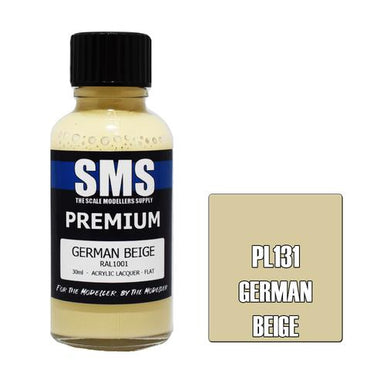 PL131 PREMIUM Acrylic Lacquer GERMAN BEIGE RAL1001 30ML