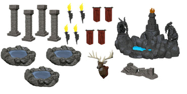 WizKids - Deep Cuts Unpainted Miniatures: Pools & Pillars