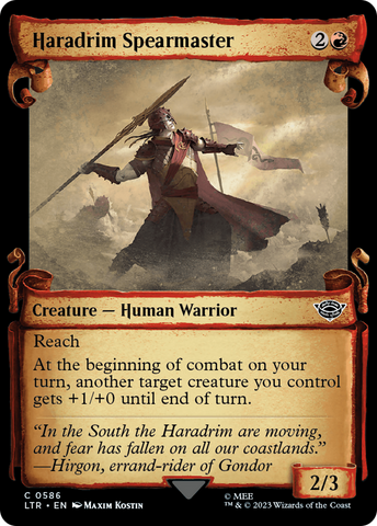 Haradrim Spearmaster [The Lord of the Rings: Tales of Middle-Earth Showcase Scrolls]