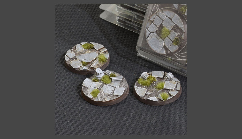 Gamers Grass Temple Bases Round 50mm (x3)