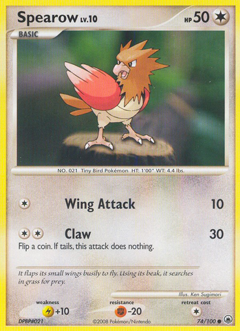 Spearow (74/100) [Diamond & Pearl: Majestic Dawn]