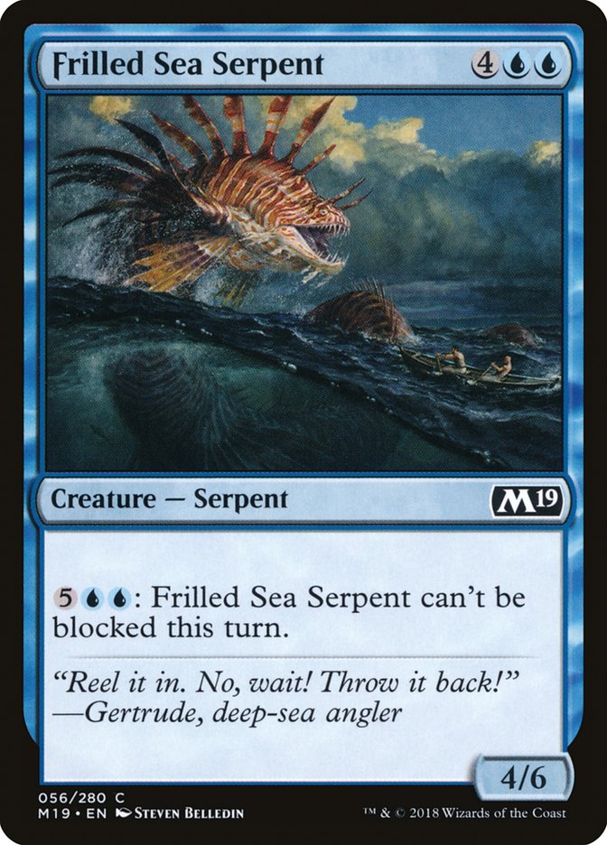 Frilled Sea Serpent [Core Set 2019]