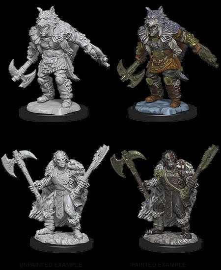 D&D Nolzurs Marvelous Unpainted Miniatures Male Half Orc Barbarian