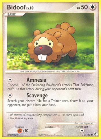 Bidoof (70/130) [Diamond & Pearl: Base Set]