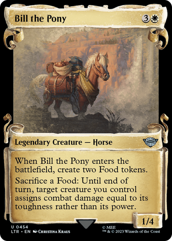 Bill the Pony [The Lord of the Rings: Tales of Middle-Earth Showcase Scrolls]