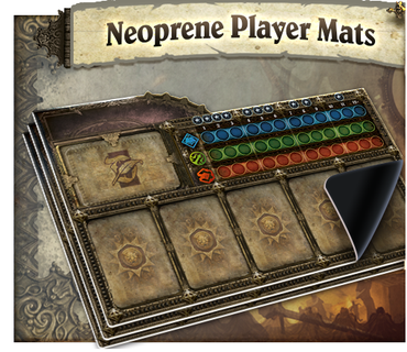 Kickstarter Time of Legends Destinies Neoprene Player Mats