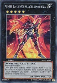 Number 12: Crimson Shadow Armor Ninja [Star Pack 2013] [SP13-EN030]