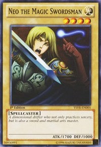 Neo the Magic Swordsman [Starter Deck: Yugi Reloaded] [YSYR-EN005]