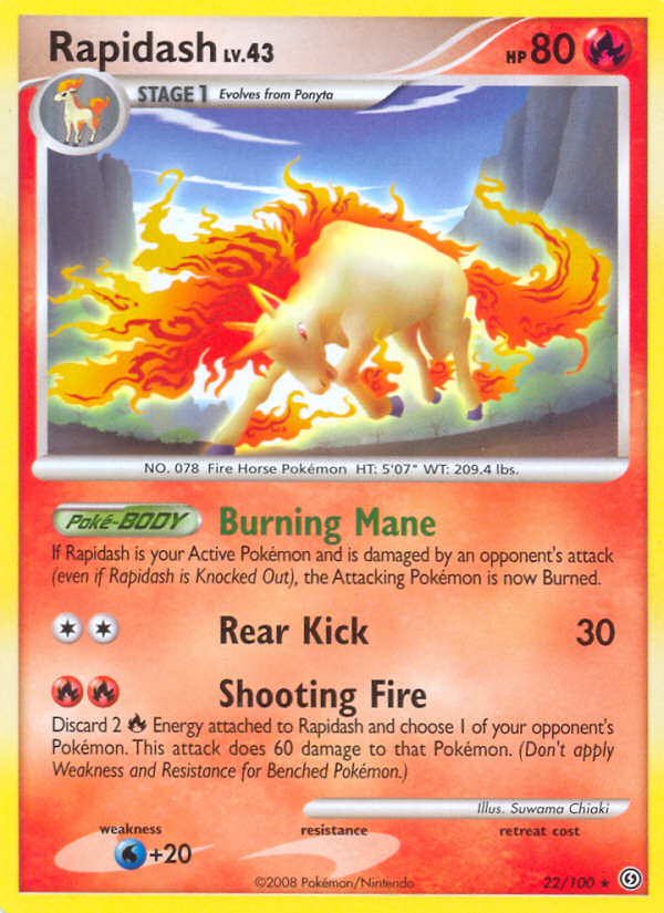 Rapidash (22/100) [Diamond & Pearl: Stormfront]