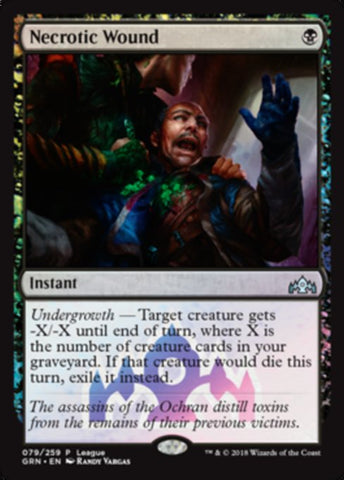 Necrotic Wound [Guilds of Ravnica Promos]