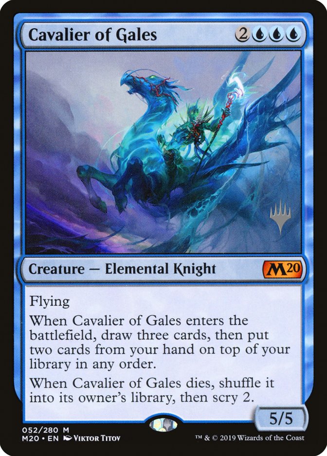 Cavalier of Gales (Promo Pack) [Core Set 2020 Promos]