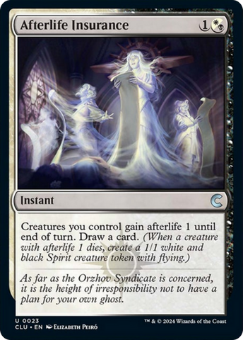 Afterlife Insurance [Ravnica: Clue Edition]