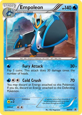 Empoleon (BW56) [Black & White: Black Star Promos]