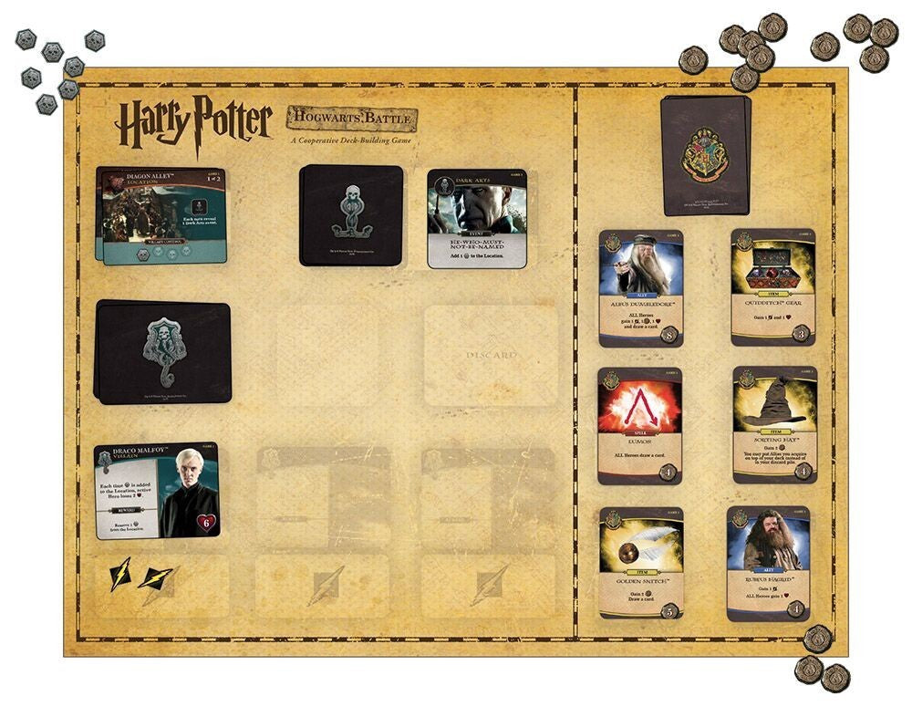 Harry Potter Hogwarts Battle a Cooperative Deck Building Game