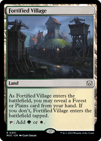 Fortified Village [March of the Machine Commander]