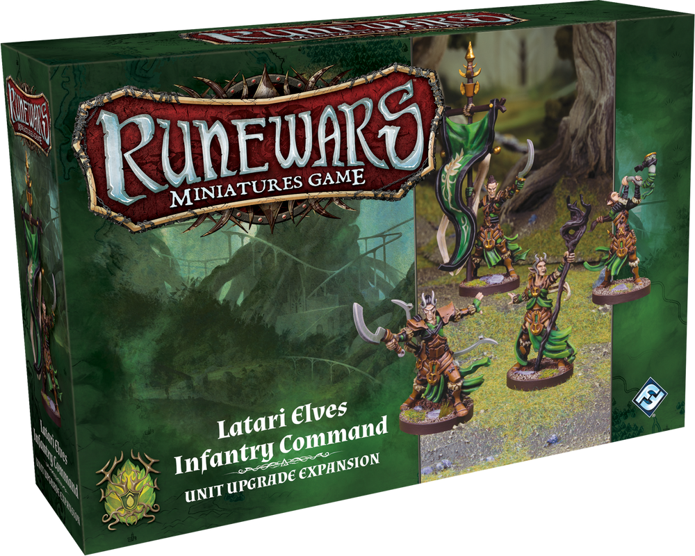 Runewars Miniatures Game Latari Elves Infantry Command