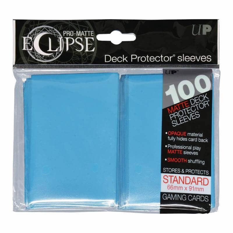 Deck Protectors Standard 100ct Pro-Matte Eclipse Light Blue