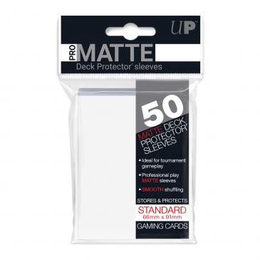 Ultra PRO 50ct Pro-Matte White Standard Deck Protectors