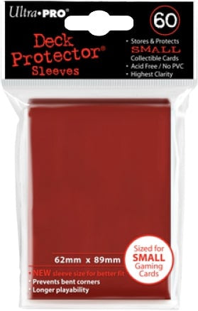 Ultra Pro - Mini Deck Protector 60 Count Red