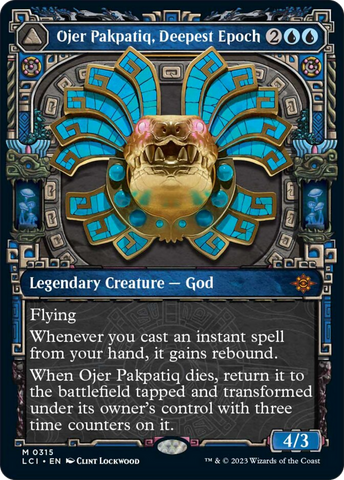 Ojer Pakpatiq, Deepest Epoch // Temple of Cyclical Time (Showcase) [The Lost Caverns of Ixalan]