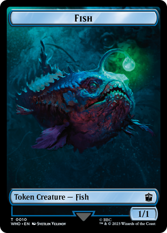 Fish // Treasure (0030) Double-Sided Token [Doctor Who Tokens]