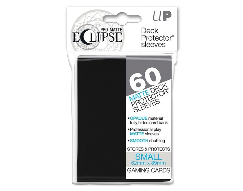 ULTRA PRO DECK PROTECTORS SMALL - 60ct PRO Matte- ECLIPSE Black