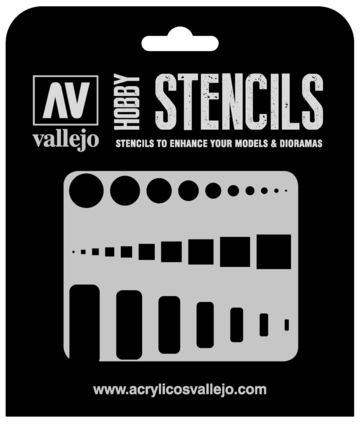VALLEJO ST-AIR003 1/32 ACCESS TRAP DOORS STENCIL