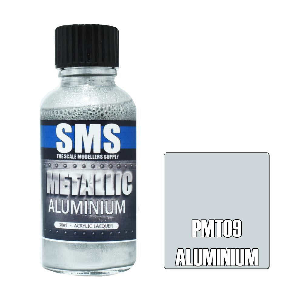 PMT09 Metallic Acrylic Lacquer ALUMINIUM 30ml