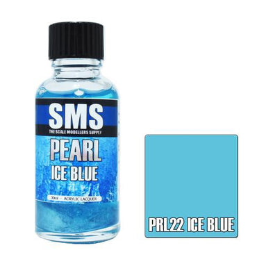 PRL22 Pearl Acrylic Lacquer ICE BLUE 30ml