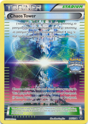 Chaos Tower (94/124) (National Championship Promo) [XY: Fates Collide]