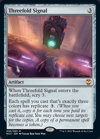 Threefold Signal [Streets of New Capenna Commander]
