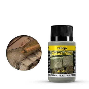 Vallejo 73803 Weathering Effects Industrial Splash Mud 40 ml