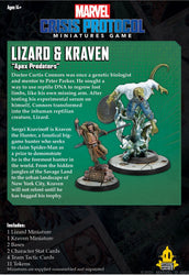 Marvel Crisis Protocol Lizard and Kraven