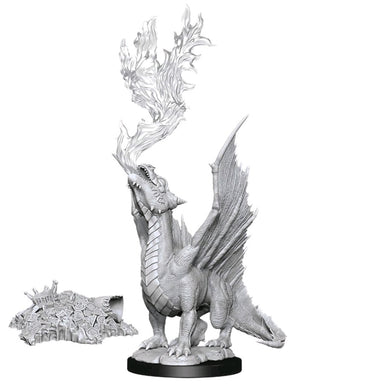 Dungeons & Dragons - Nolzur’s Marvelous Unpainted Minis: Gold Dragon Wyrmling & Treasure