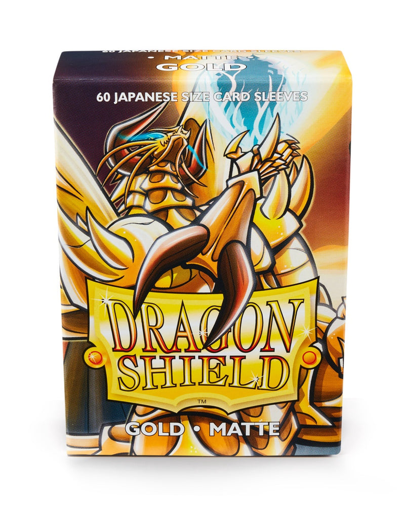 Sleeves - Dragon Shield Japanese- Box 60 - Gold MATTE