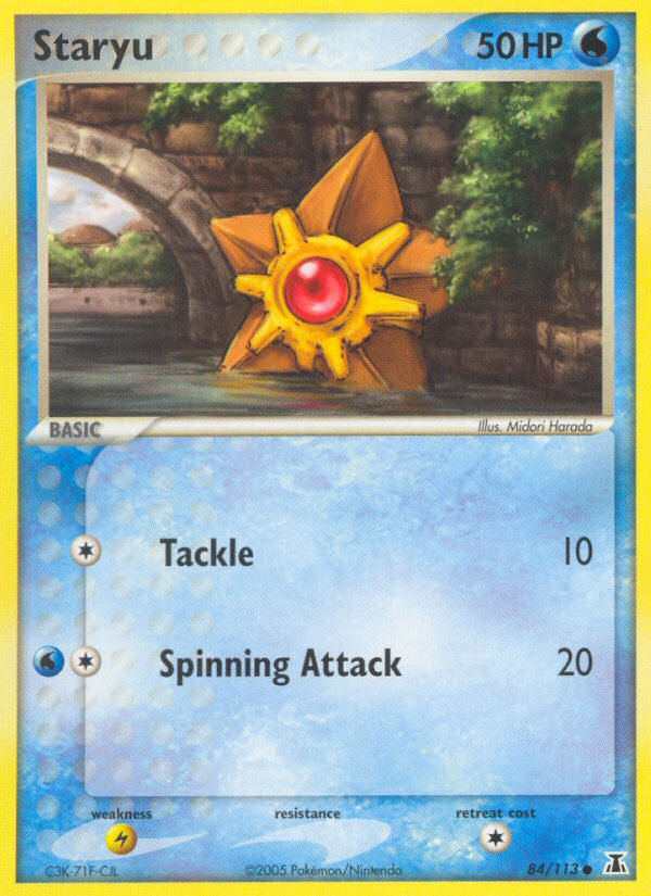 Staryu (84/113) [EX: Delta Species]