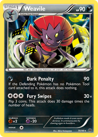 Weavile (70/99) [Black & White: Next Destinies]