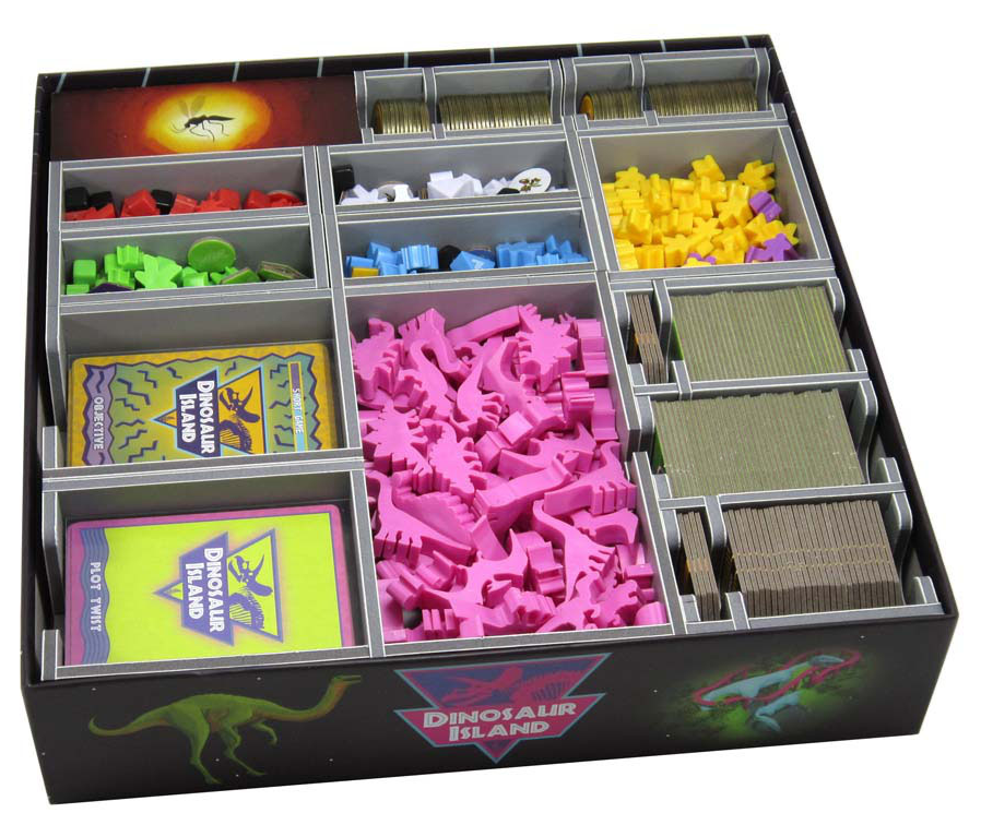 Folded Space Game Inserts - Dinosaur Island