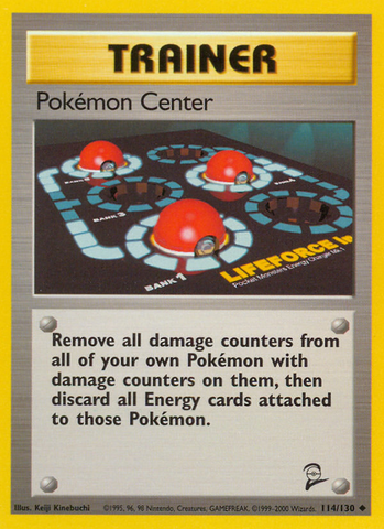 Pokemon Center (114/130) [Base Set 2]